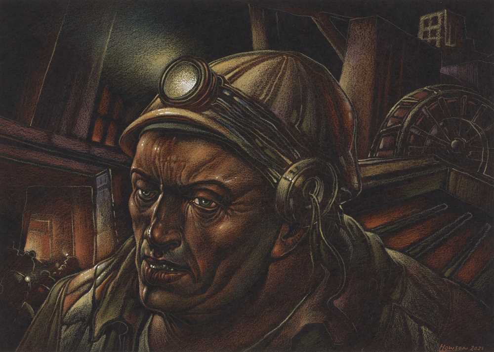 Appraisal: PETER HOWSON O B E SCOTTISH - THE PARDON Signed