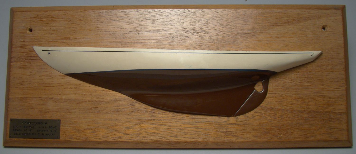 Appraisal: HALF MODEL OF A YAWL Built by Vineyard Models Edgartown