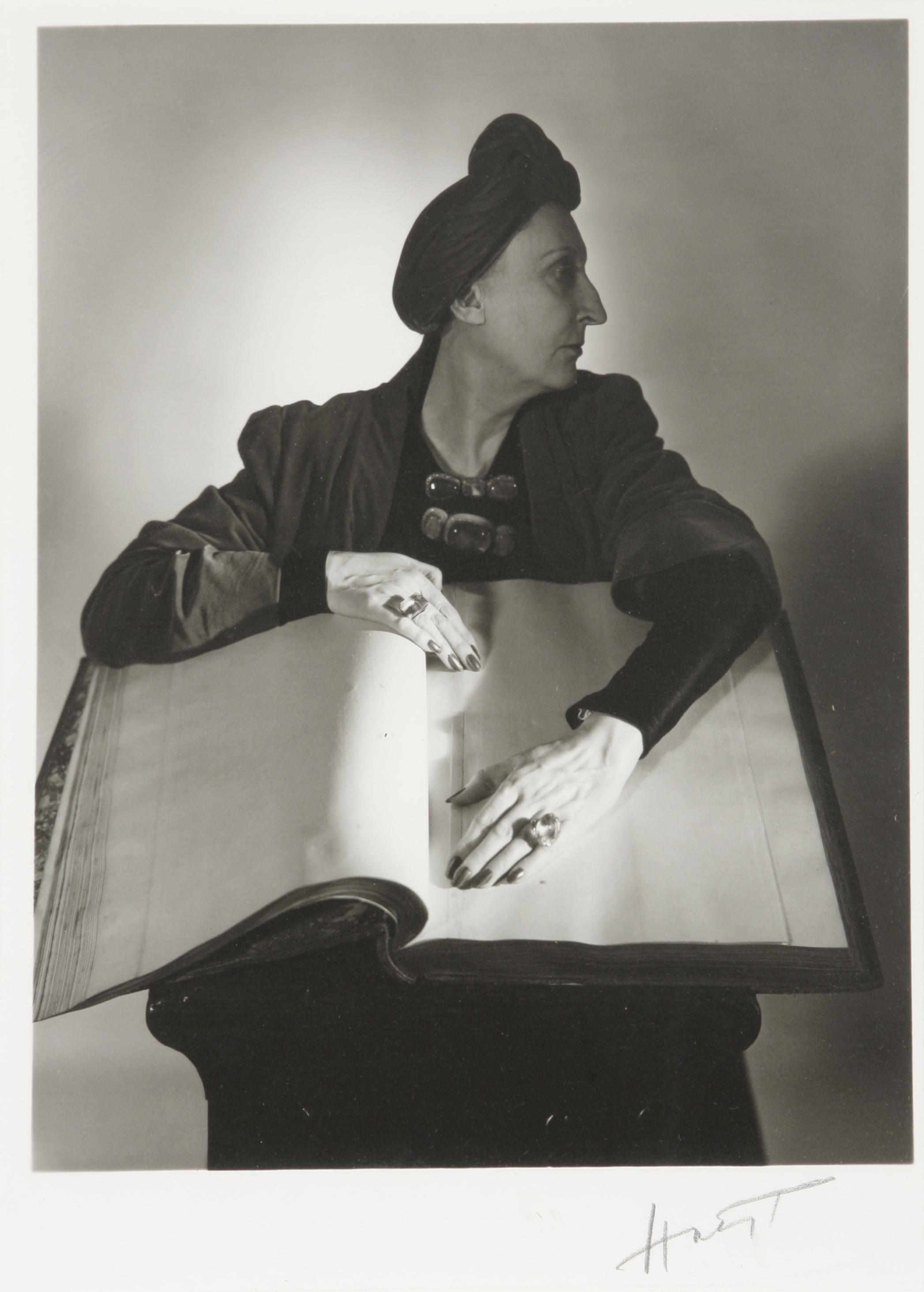 Appraisal: Horst P Horst German American - Dame Edith Sitwell Gelatin