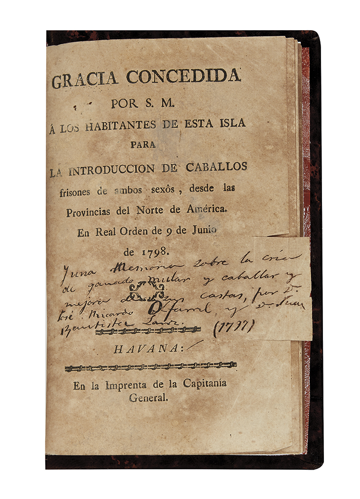 Appraisal: CUBA O'Farril Joseph Ricardo and Juan Bautista Lanz Gracia concedida