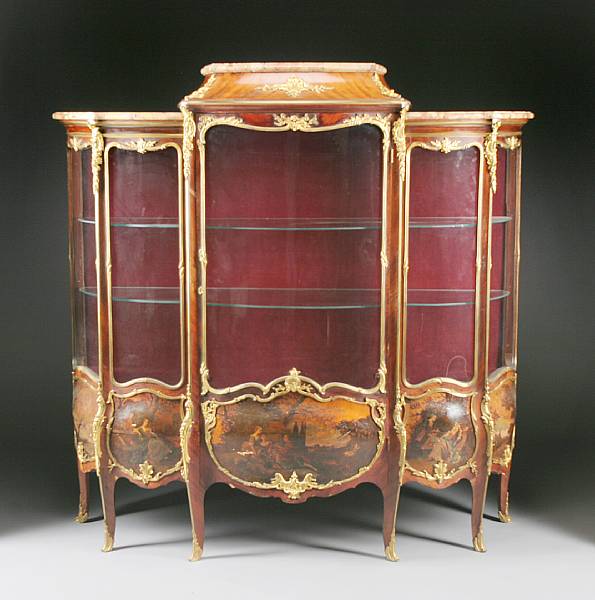 Appraisal: A Louis XV style gilt bronze mounted and paint decorated