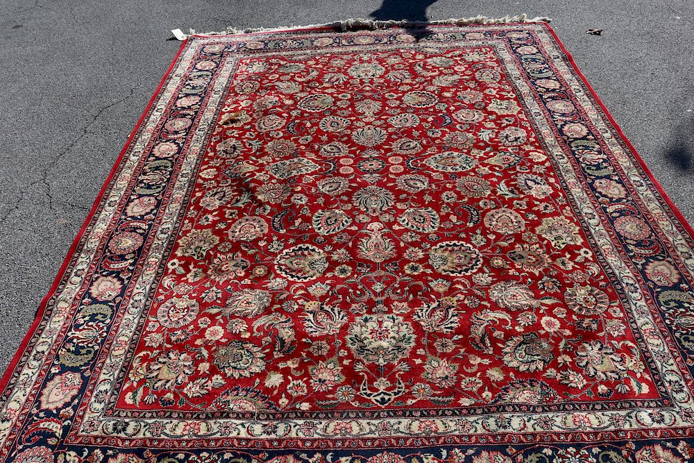 Appraisal: Vintage And Finely Hand Woven Roomsize Carpet From a Brooklyn