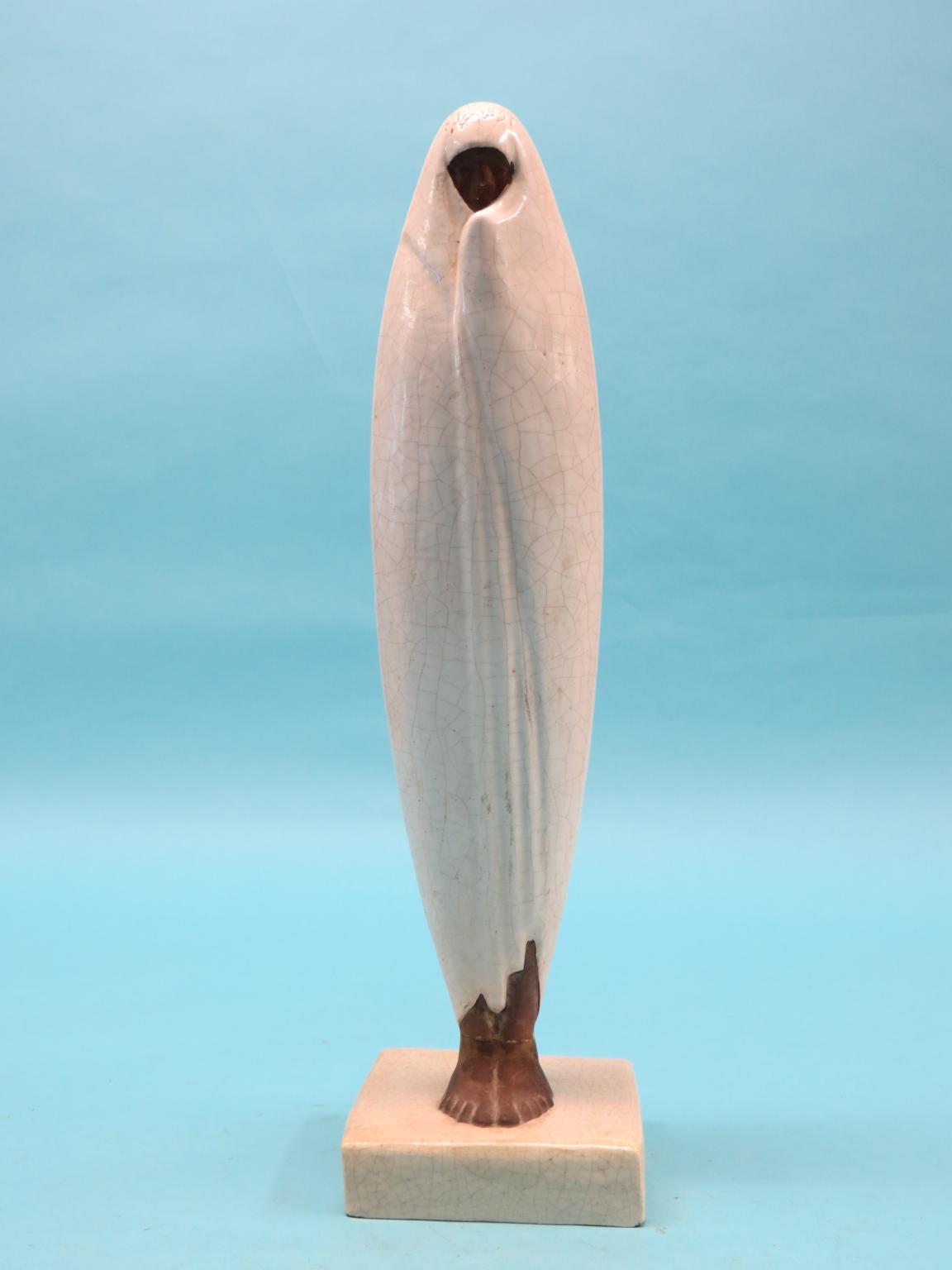 Appraisal: Celine Lepage - La Femme de Marrakech earthenware figure of