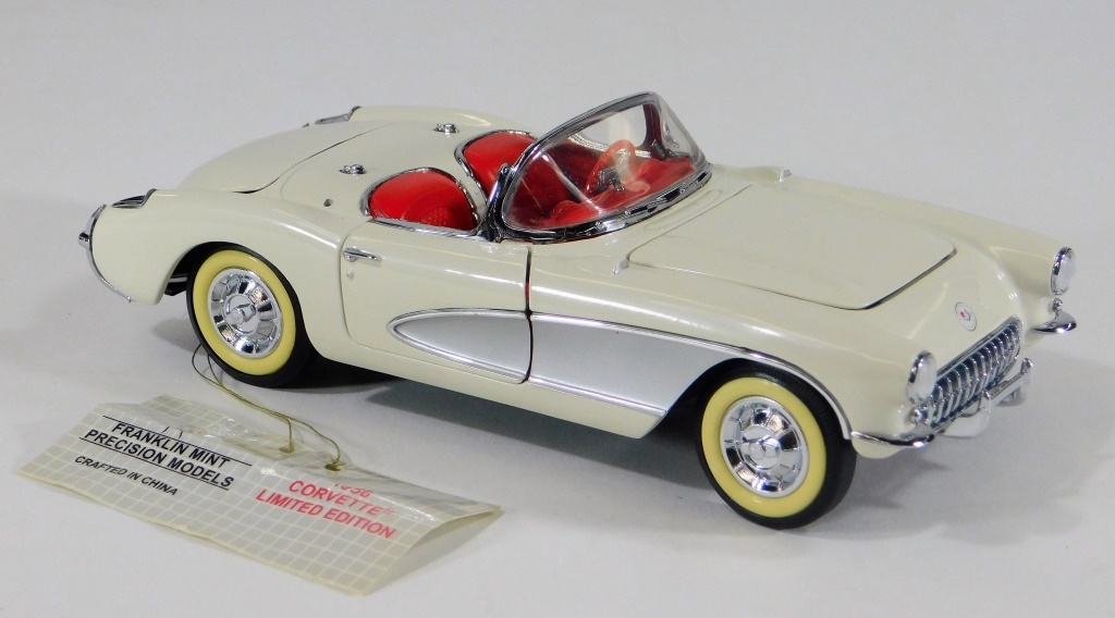 Appraisal: FRANKLIN MINT CHEVROLET CORVETTE DIECAST United States Contemporary scale precision