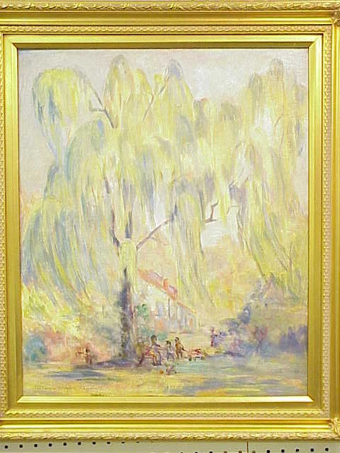 Appraisal: American School th Century oil on canvas board A Southern