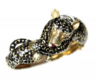 Appraisal: Cartier Style Karat Panther Bangle Cartier Style Karat Panther Bangle