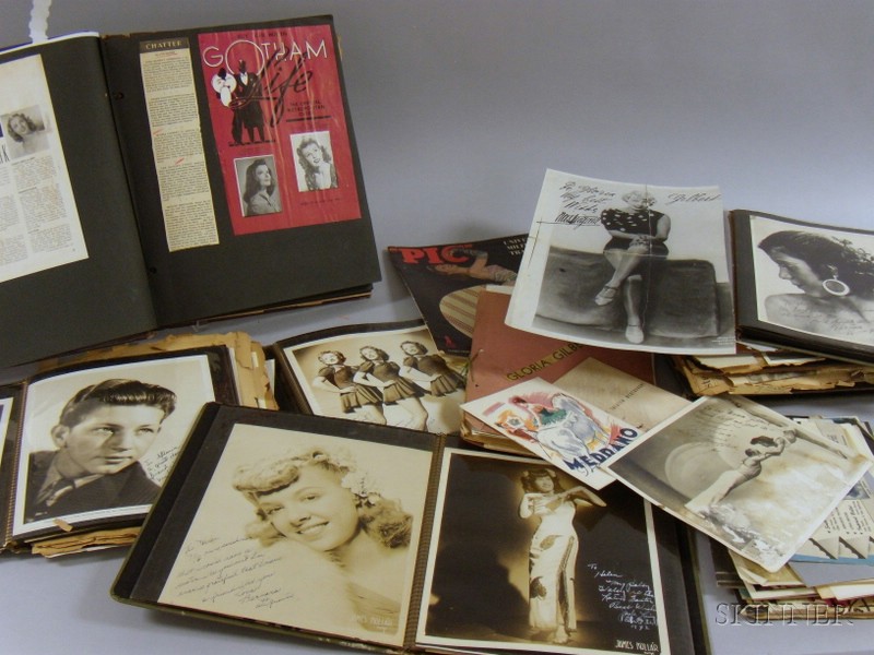 Appraisal: Dancer Gloria Gilbert s- s Archive and Collection of Autographed