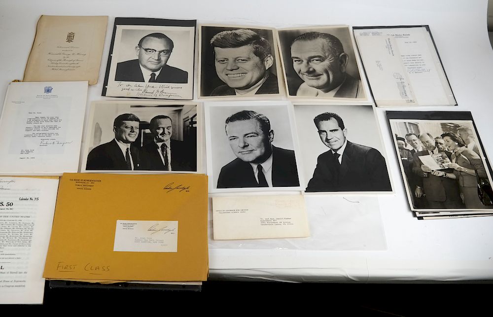 Appraisal: Photos and Political Letters Photo of President John F Kennedy