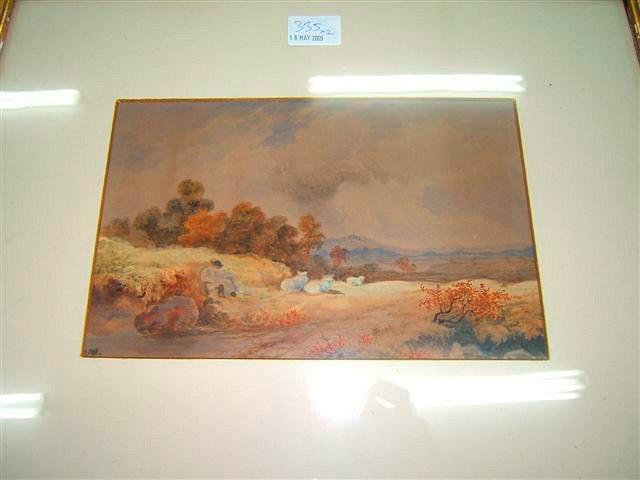 Appraisal: Henry Wilcocks th Century sketch from nature Hampstead Heath watercolour