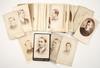 Appraisal: COLLECTION BRITISH CDV PHOTOS - Mostly College Students including by