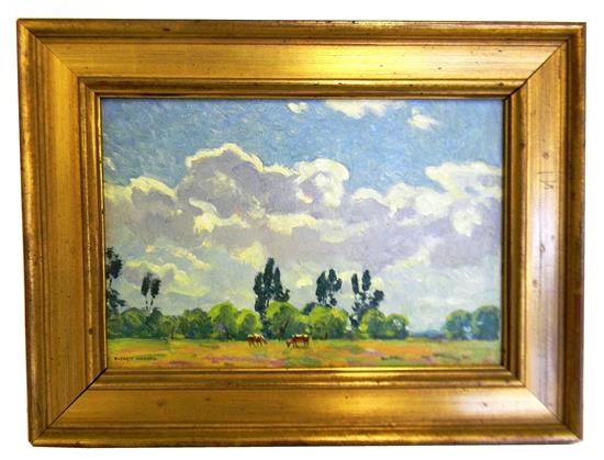 Appraisal: Everett Longley Warner American - Plains Landscape oil on board