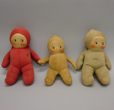 Appraisal: -Original cloth Kewpies Has a yellow body has a blue