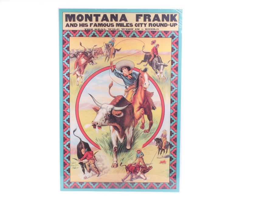 Appraisal: Montana Frank His Famous Miles City Round-up In this lot