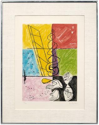 Appraisal: Le Corbusier aquatint Swiss French - Unite No edition signed