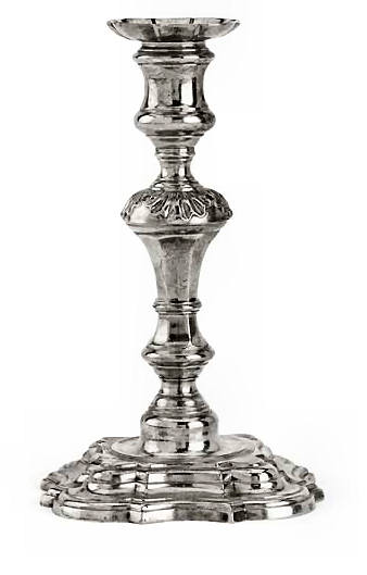 Appraisal: Another pair of German silver Royal table candlesticks with marks