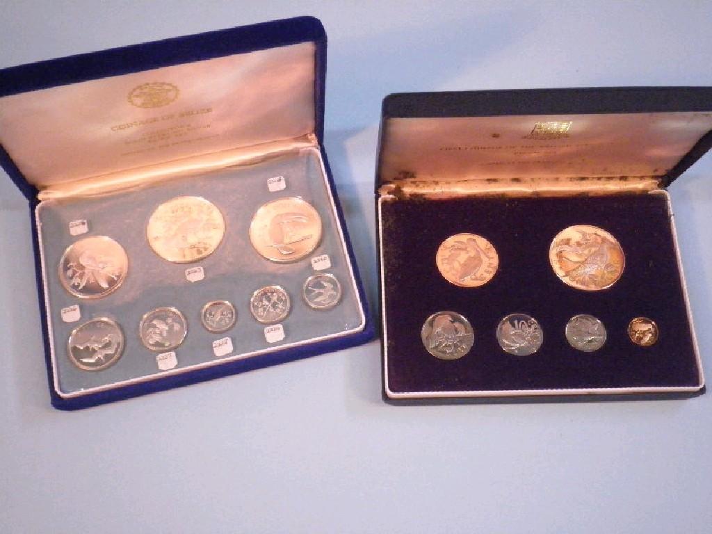 Appraisal: Belize A collectors proof set cased British Virgin Islands proof