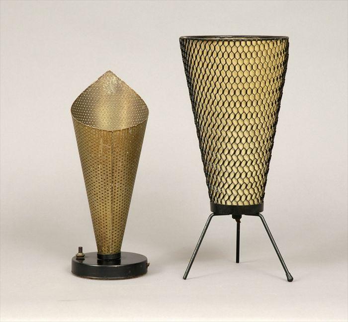 Appraisal: Two Mid-Century Modern Table Lamps and in