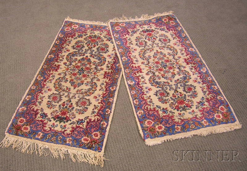 Appraisal: Pair of Kerman Rugs Southeast Persia th century each ft