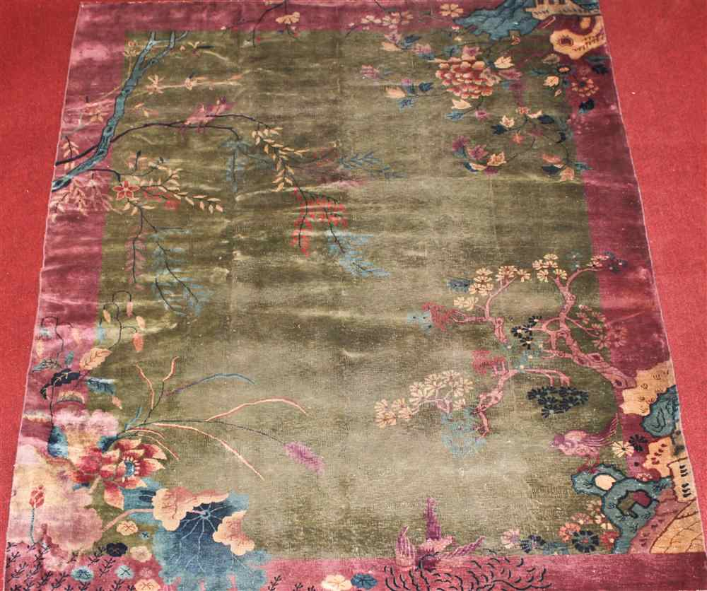 Appraisal: CHINESE ART DECO RUG approx ' '' x ' ''