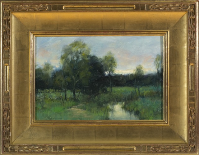 Appraisal: th c Landscape Oil on Canvas Illegible signature lower left