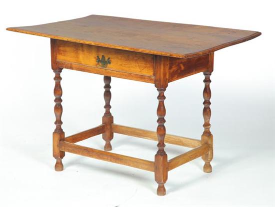 Appraisal: QUEEN ANNE TAVERN TABLE New England th century maple pine