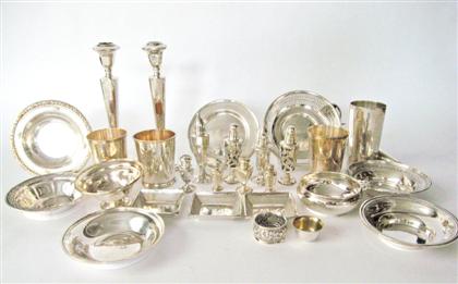 Appraisal: Miscellaneous sterling silver hollowware th century