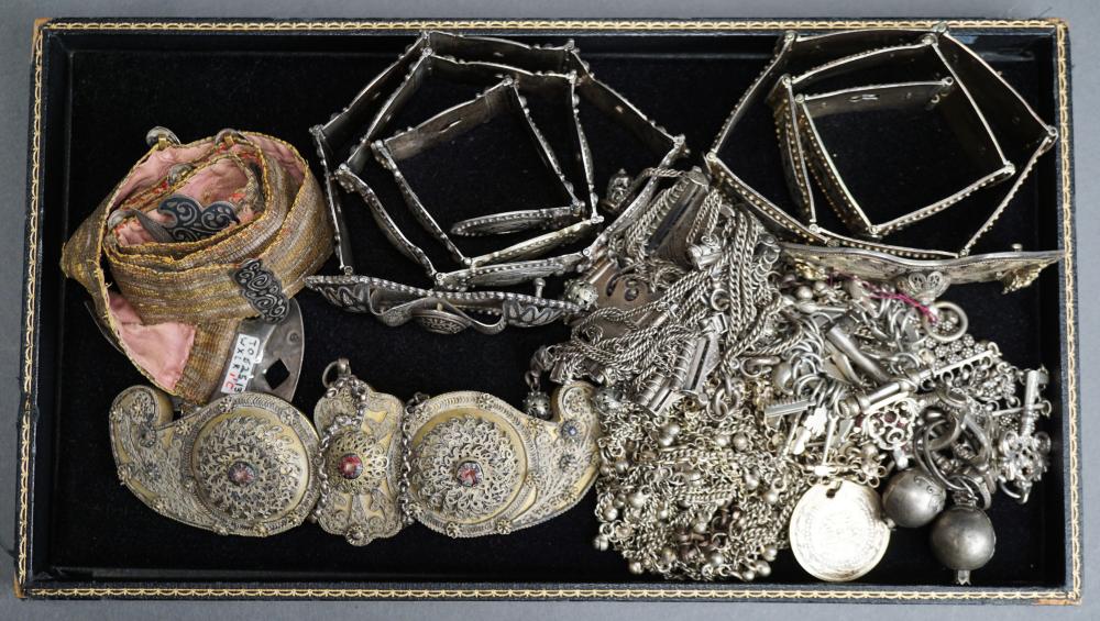 Appraisal: Collection of Predominantly Ottoman and Caucasian Silver and Other Metal