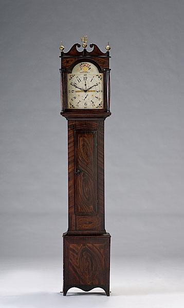 Appraisal: CONNECTICUT TALL CASE CLOCK R WHITING WINCHESTER American ca -