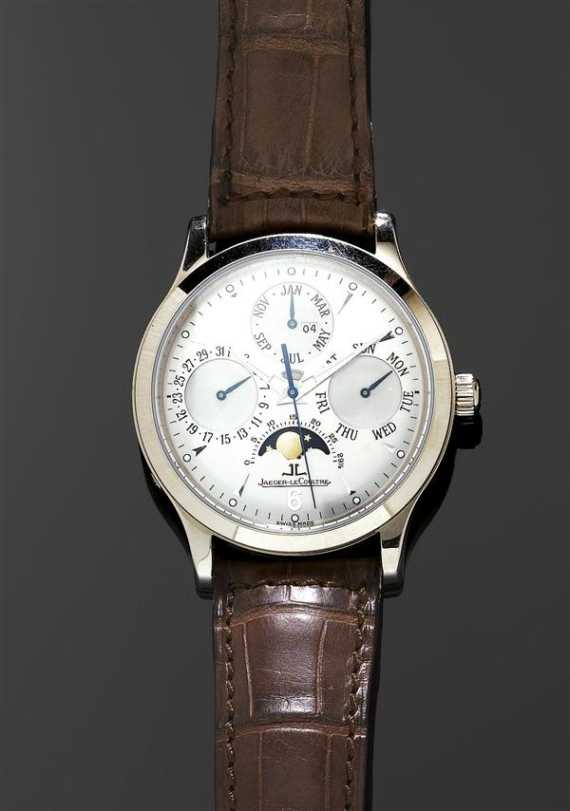 Appraisal: GENTLEMAN'S WRISTWATCH JAEGER LECOULTRE MASTER PERPETUAL White gold Gold case