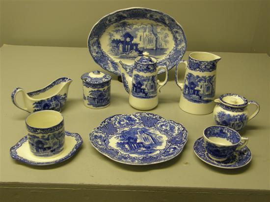 Appraisal: Large selection of George Jones pottery 'Abbey' pattern wares to