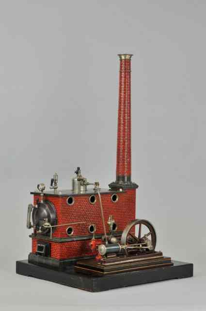 Appraisal: CARETTE LIVE STEAM ENGINE Well detailed covered boiler in fully