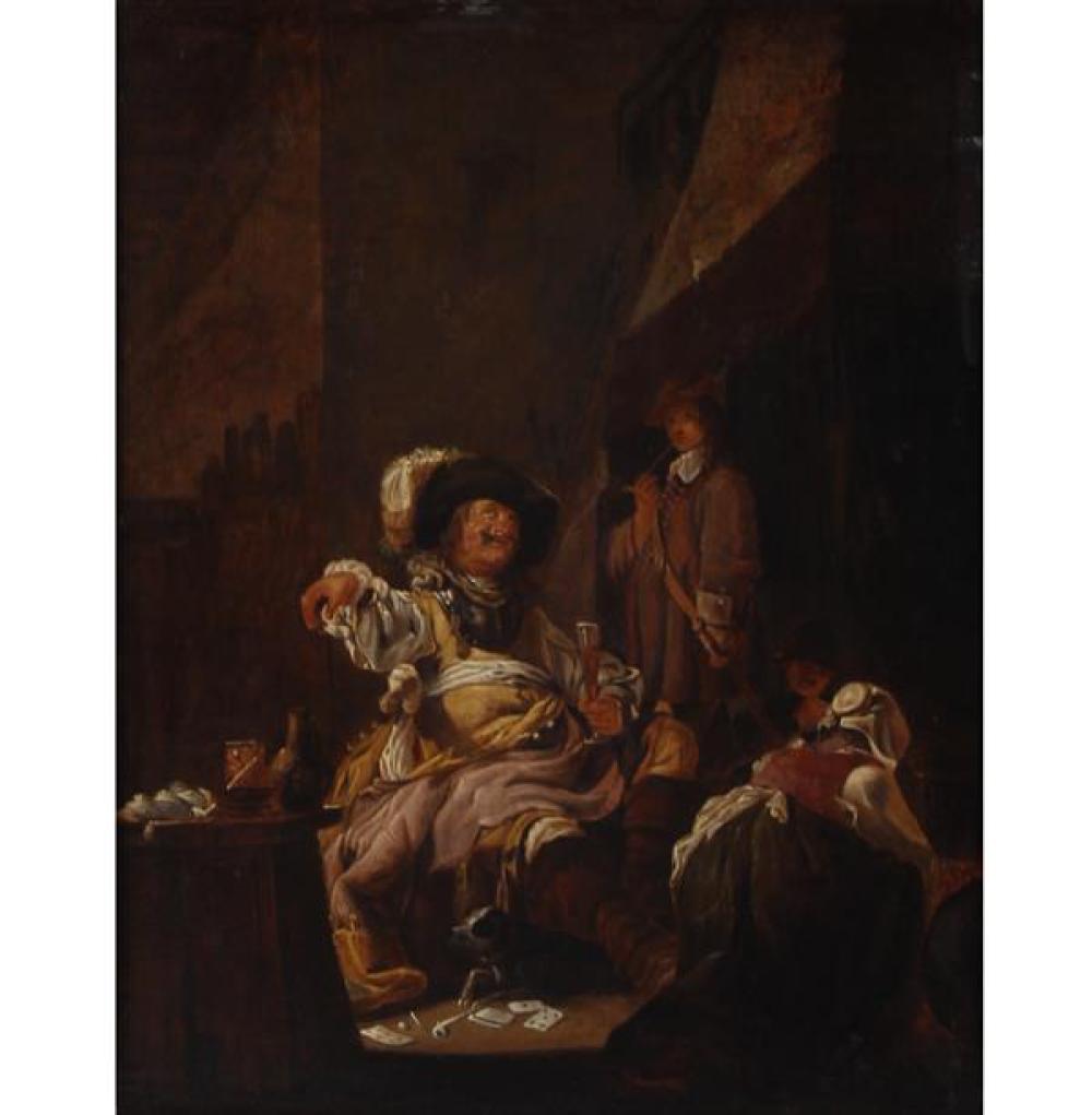 Appraisal: MAERTEN STOOP HOLLAND - DUTCH TAVERN INTERIOR SCENE OIL ON