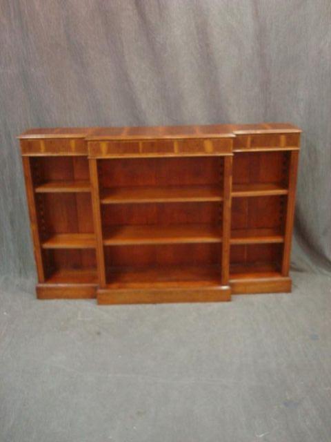 Appraisal: Yew Wood Open Front Bookcases From a Yonkers home