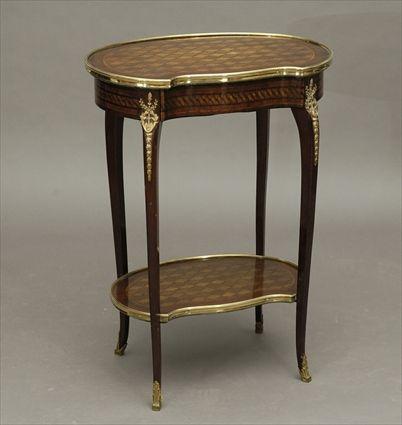 Appraisal: Two-Tier Side Table