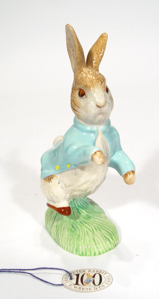 Appraisal: Hand painted Beswick Beatrix Potter Peter Rabbit printed factory marks