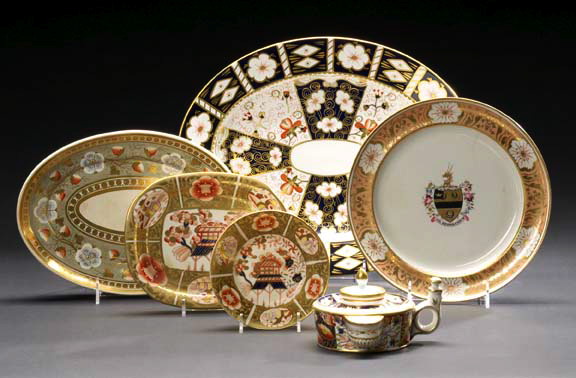 Appraisal: Four Pieces of Late Georgian Porcelain and Earthenware first quarter