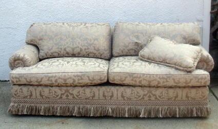 Appraisal: Upholstered Sofa From a New Rochelle estate