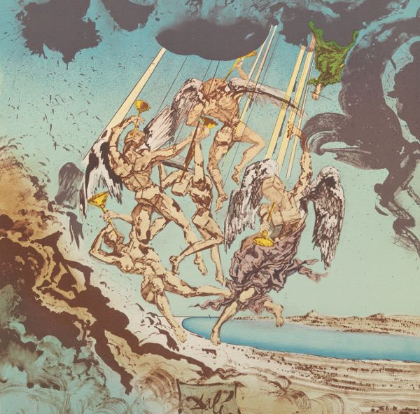 Appraisal: SALVADOR DALI SPANISH - x sheet size Return of Ulysses