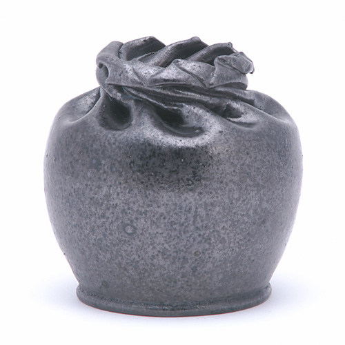 Appraisal: GEORGE OHR Spherical vase with deep in-body twist to shoulder