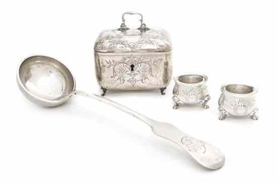 Appraisal: A Collection of Four Austro-Hungarian Silver Articles by various makers