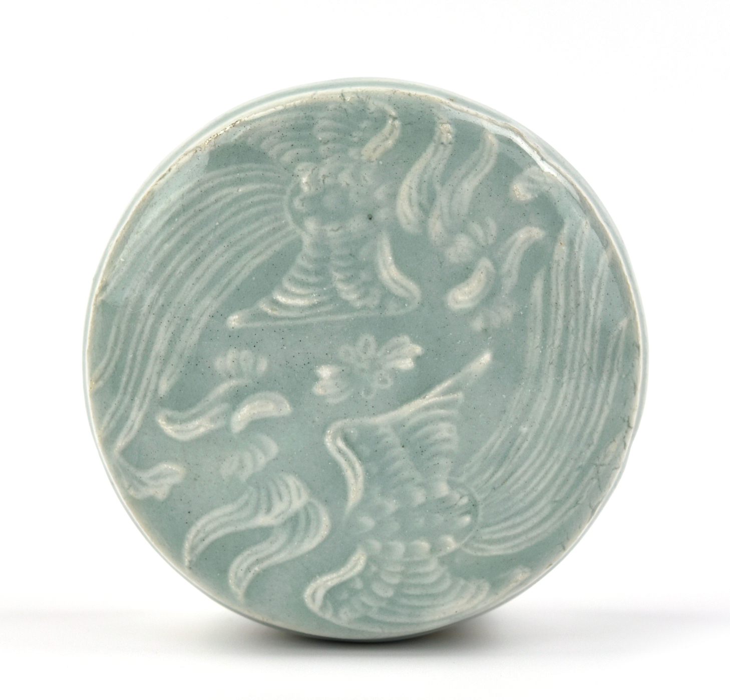 Appraisal: A Chinese Song Dynasty Qingbai glazed porcelain box with a