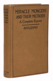 Appraisal: Houdini Harry Miracle Mongers and Their Methods New York Dutton