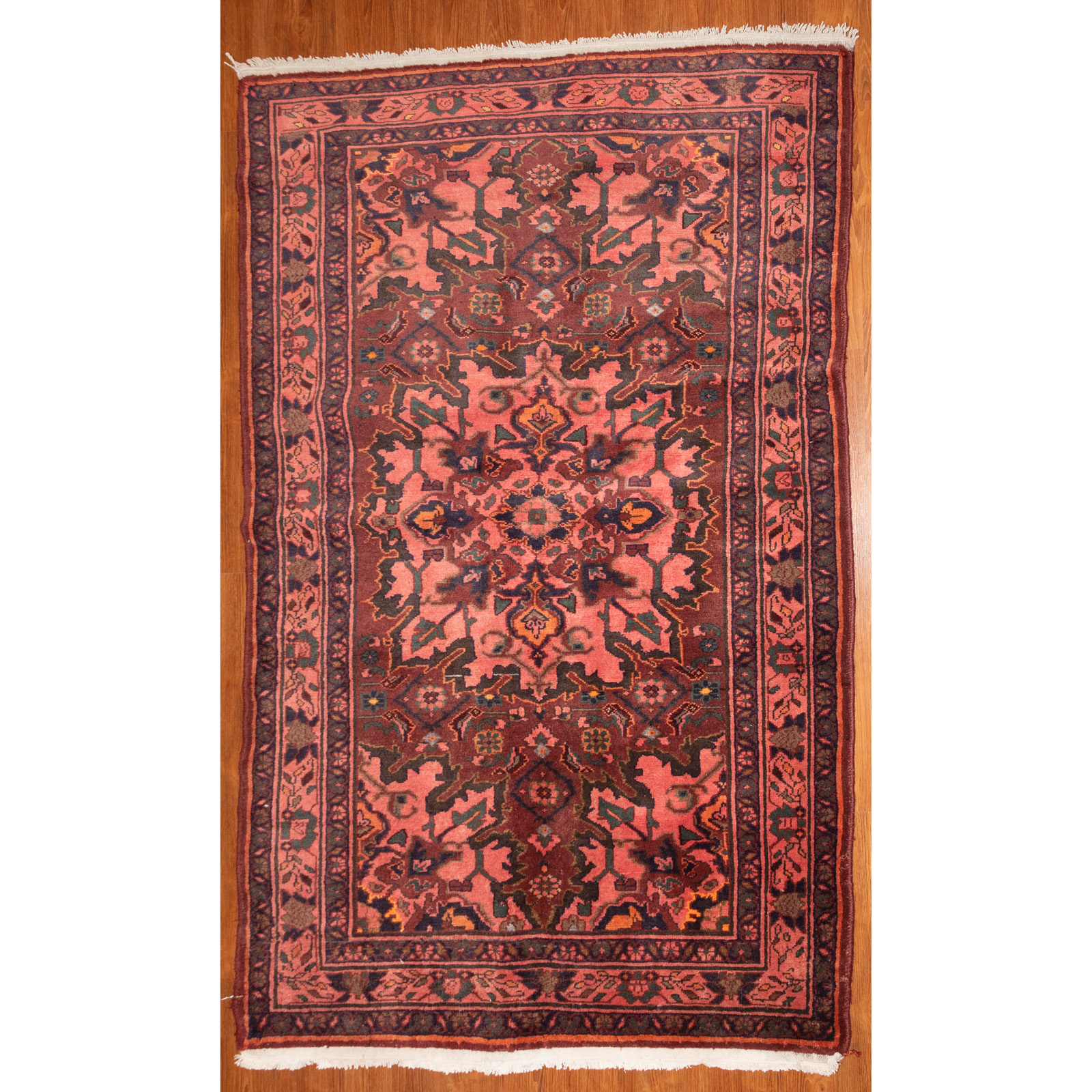 Appraisal: HAMADAN RUG PERSIA X Fourth quarter- th century hand-knotted wool