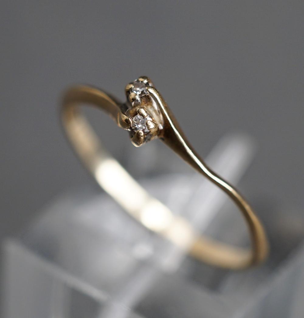 Appraisal: -Karat Yellow-Gold and Melee Diamond Ring dwt Size