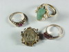 Appraisal: JEWELRY LOT - FOUR PIECE LOT CONSISTING OF A VICTORIAN