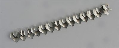 Appraisal: A Georg Jensen silver bracelet model no A stamped marks