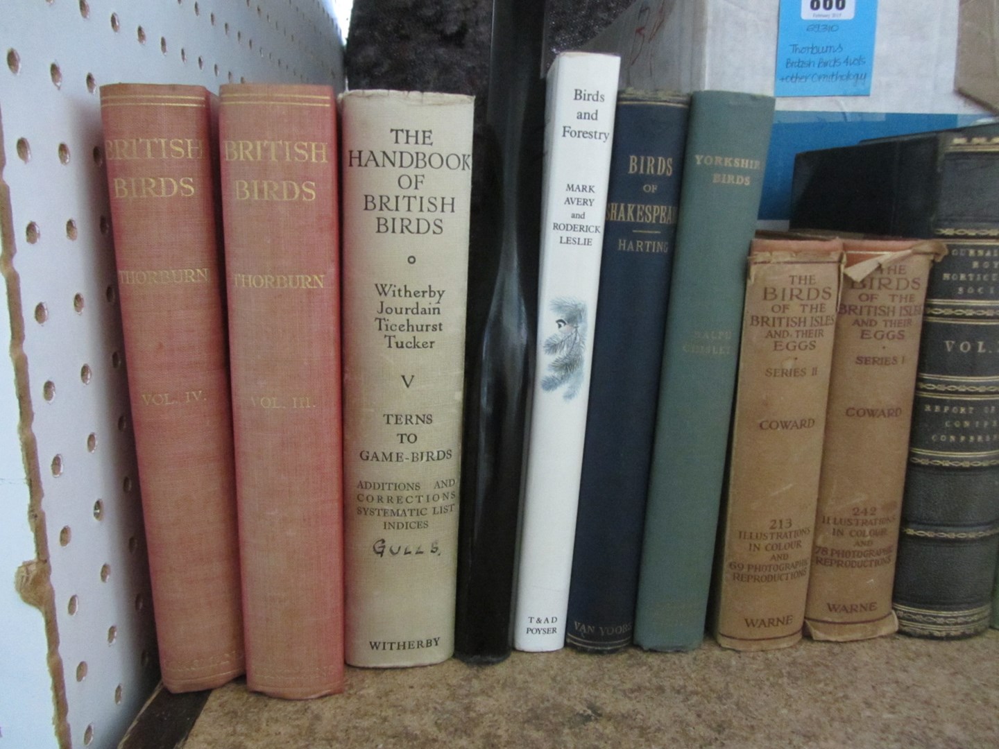 Appraisal: ORNITHOLOGY a miscellany of older books