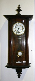 Appraisal: A Vienna wall clock in mahogany cm high