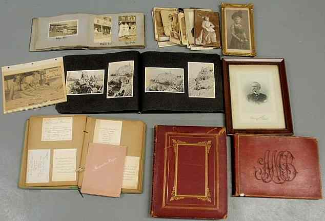 Appraisal: Group of vintage travel and family photographs postcards etc