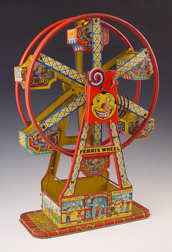 Appraisal: J CHEIN CO HERCULES FERRIS WHEEL TIN LITHO TOY Circa